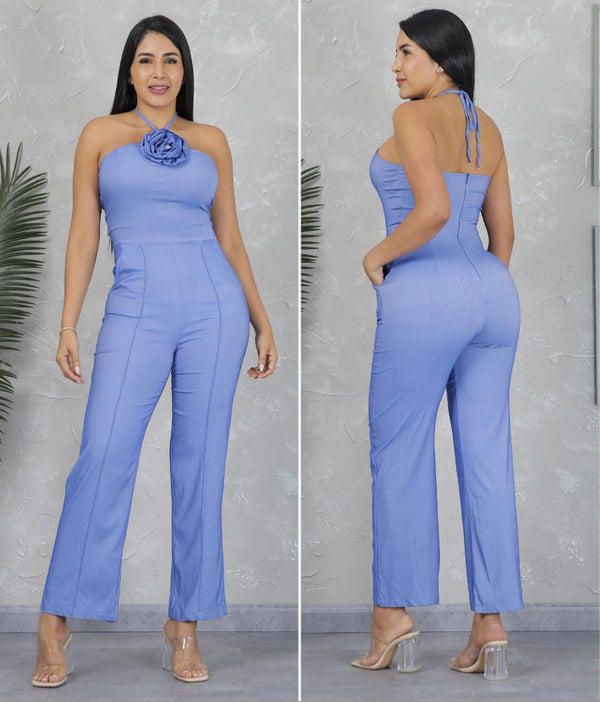 Nuevo Jumpsuit esencial con lazo de flor 💎