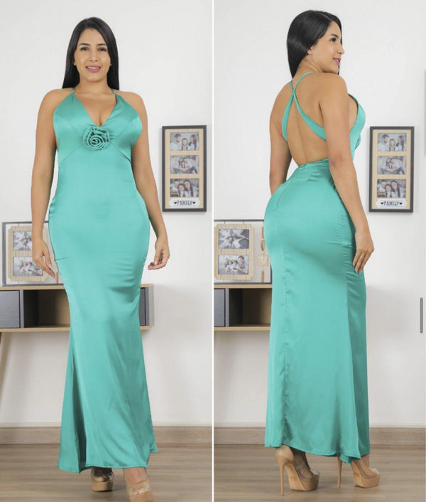 Nuevo Vestido Maxi elegante con escote de espalda sensual