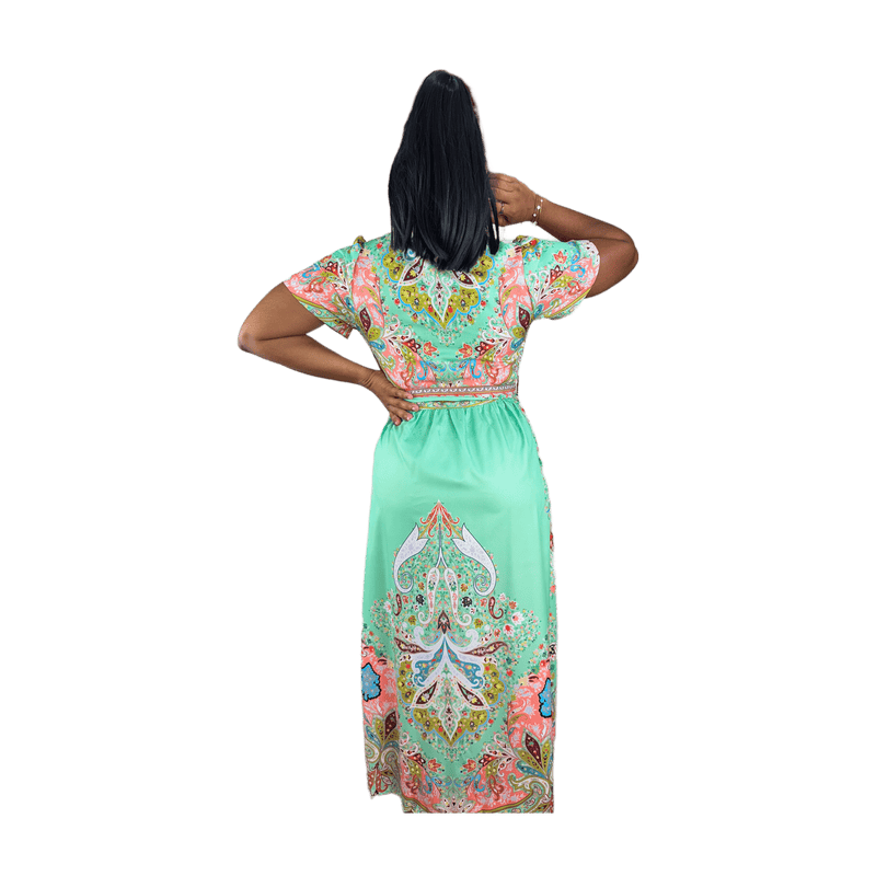 😍Nuevo Vestido Floral Vintage Añade Elegancia a Cada Momento💝