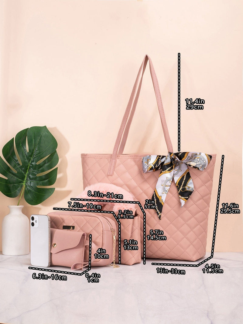 Set de 4 piezas bolsos de mano