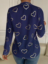 Camisa estampado de corazones