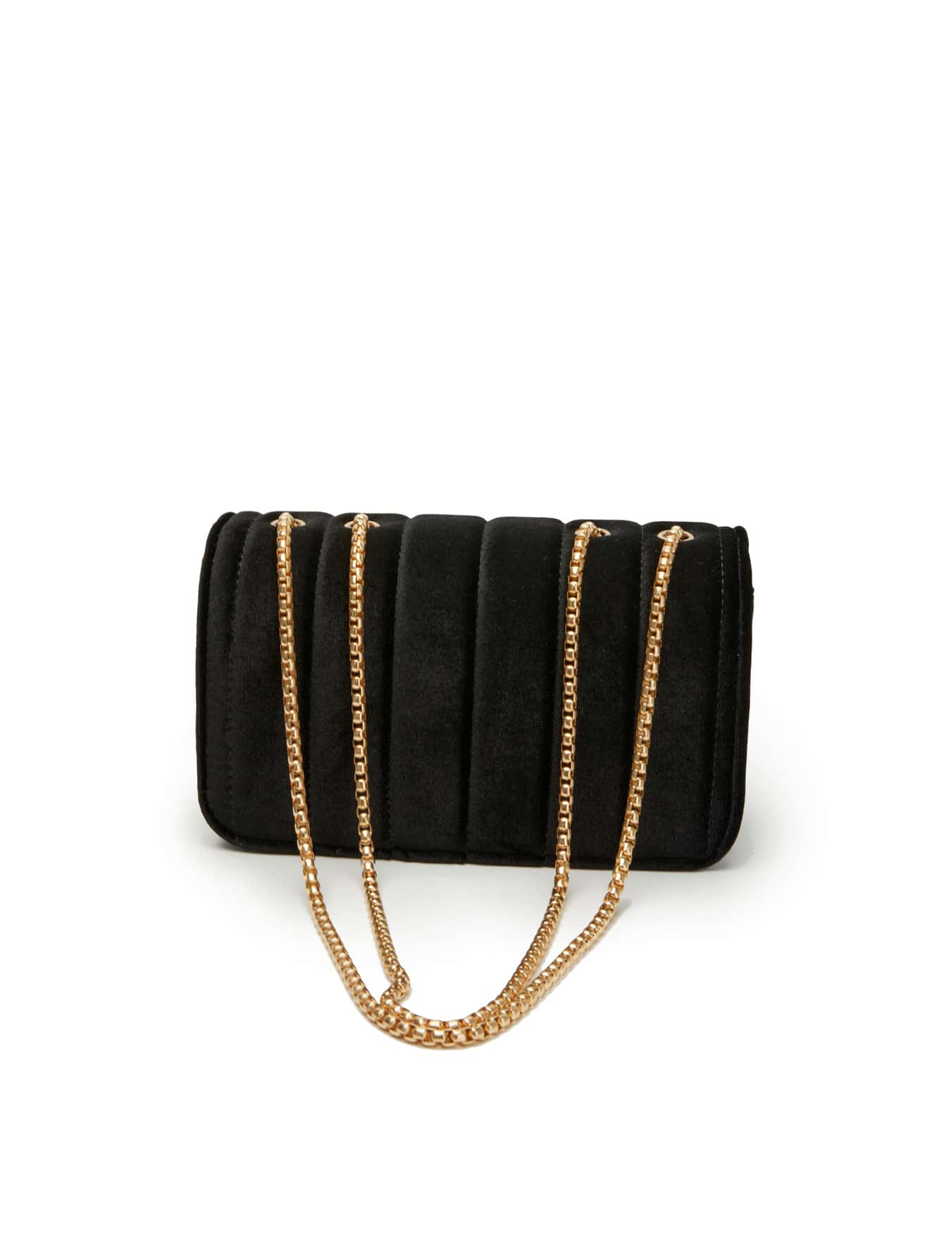 Bolso elegante con solapa con cadena