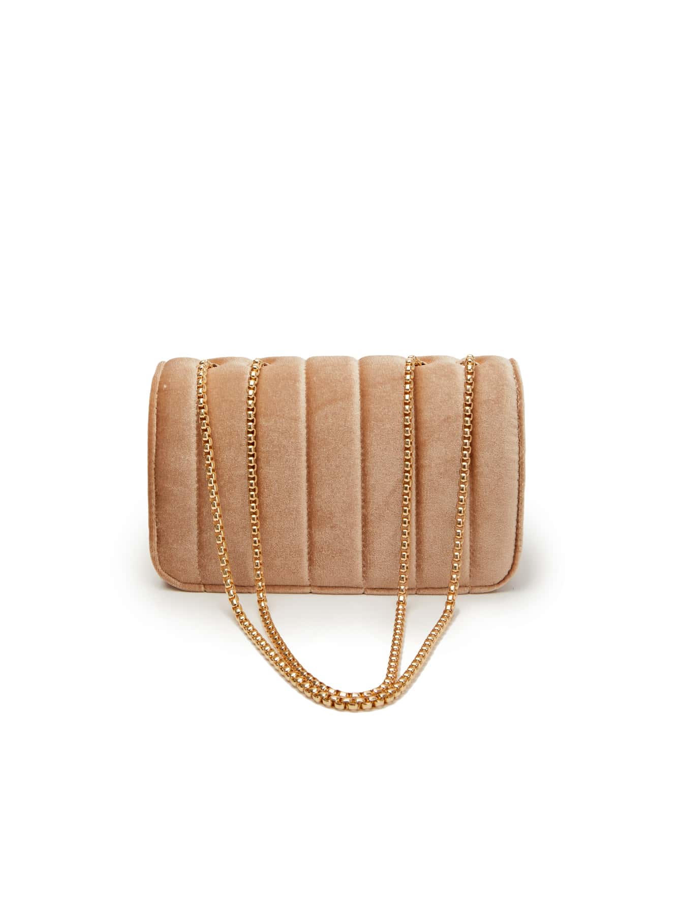 Bolso elegante con solapa con cadena