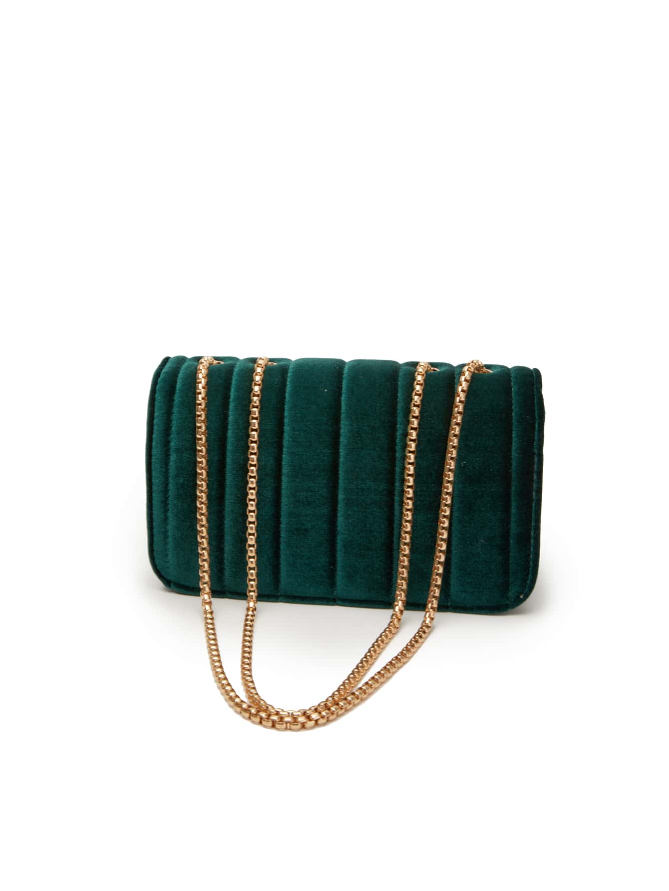 Bolso elegante con solapa con cadena