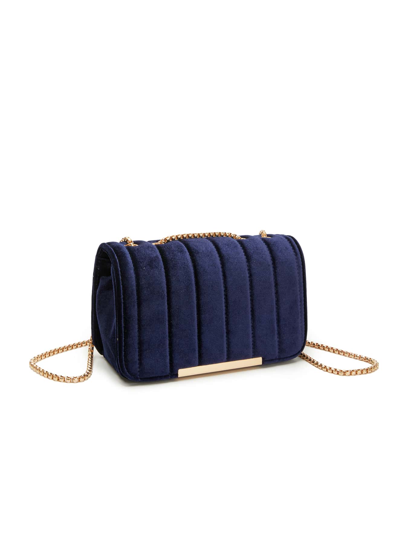 Bolso elegante con solapa con cadena