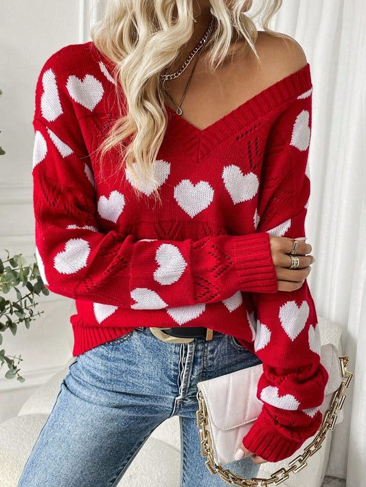 Sweater De lana Hombro Caído