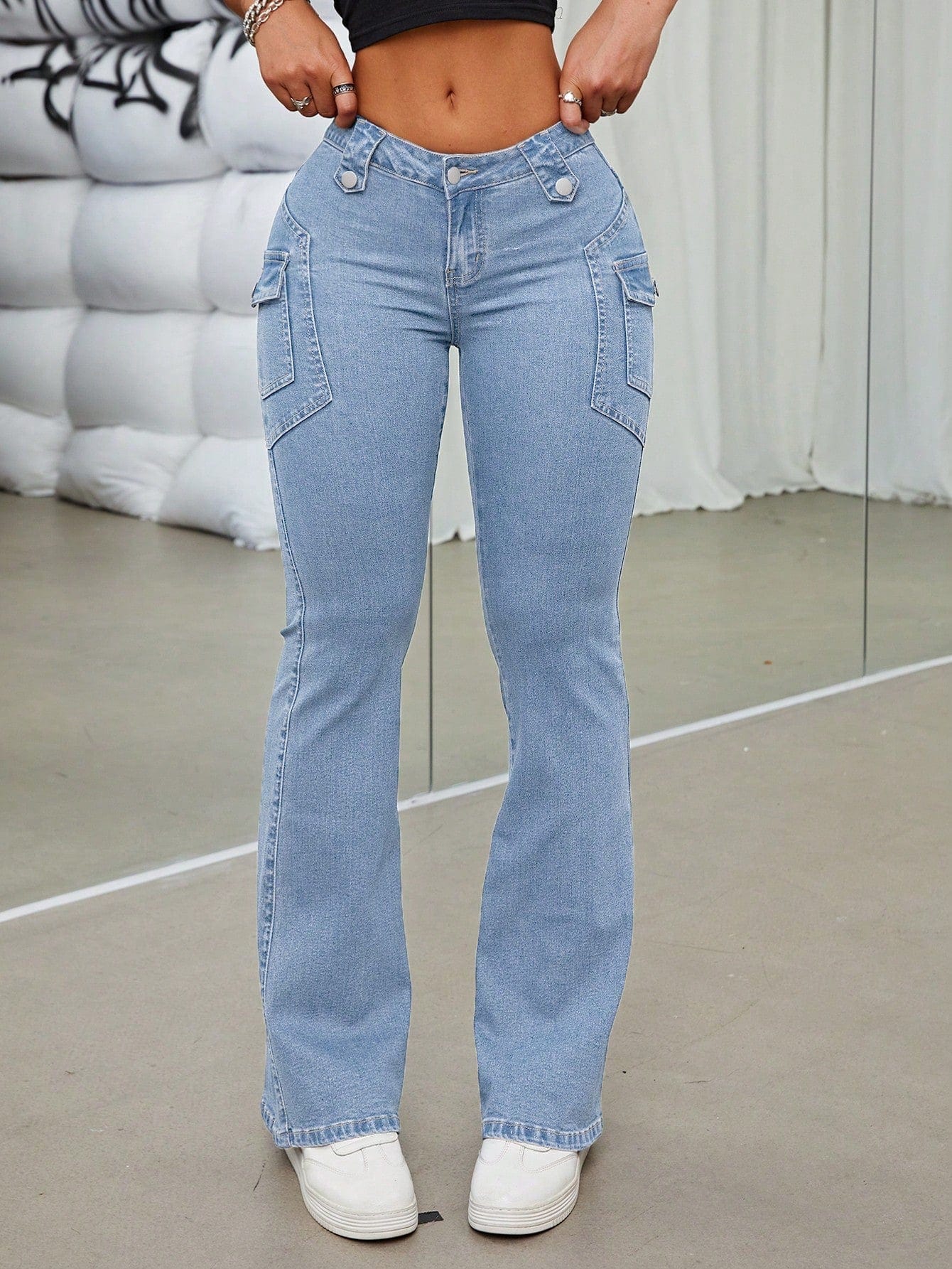 Jeans Vaqueros Cargo