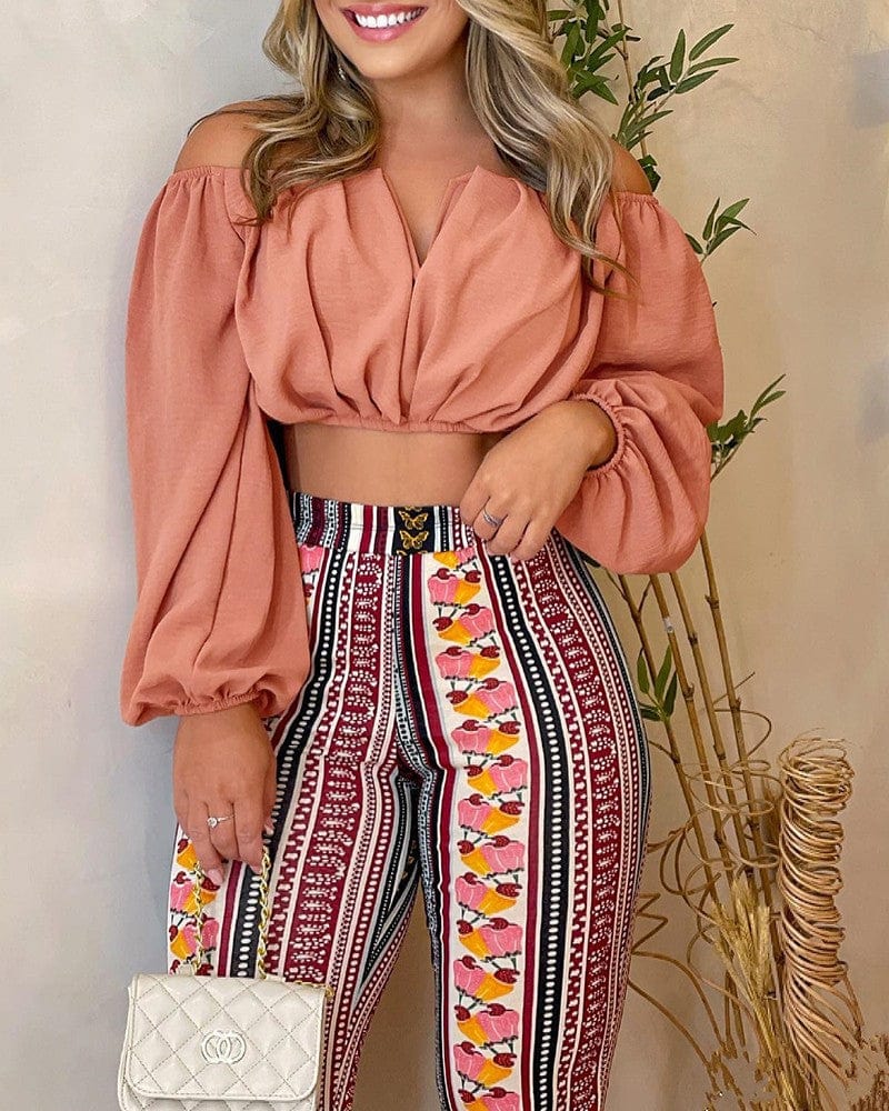 Conjunto de pantalon y top