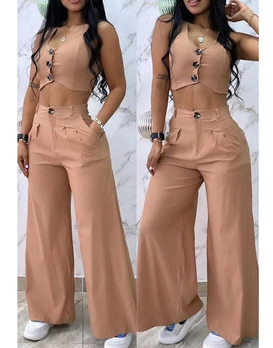 Conjunto sexy top y pantalon