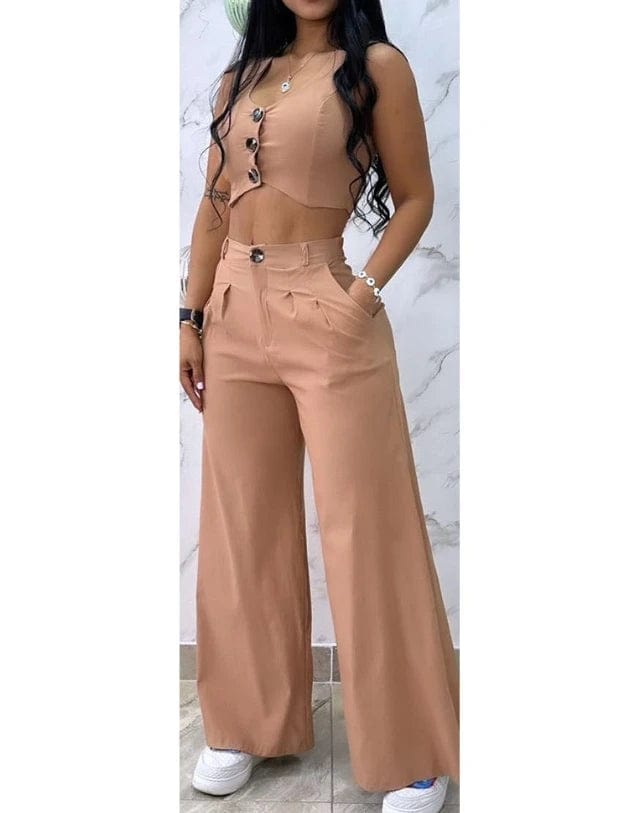 Conjunto sexy top y pantalon