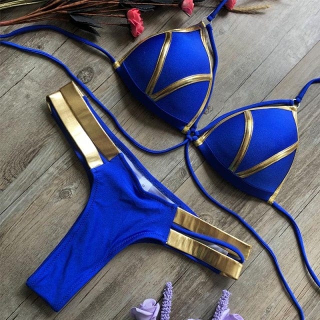 Bikinis de 2 Piezas con Elásticos