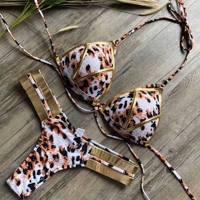 Bikinis de 2 Piezas con Elásticos