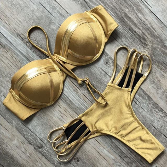 Bikinis de 2 Piezas con Elásticos