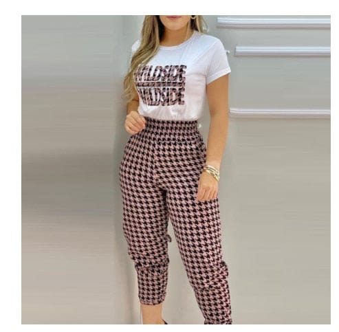 Conjuntos de blusa y pantalón con estampado chándal